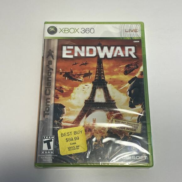 Tom Clancys Endwar XBOX 360 Best Buy EXCL Video Game NEW FACTORY SEALED - Picture 1 of 6